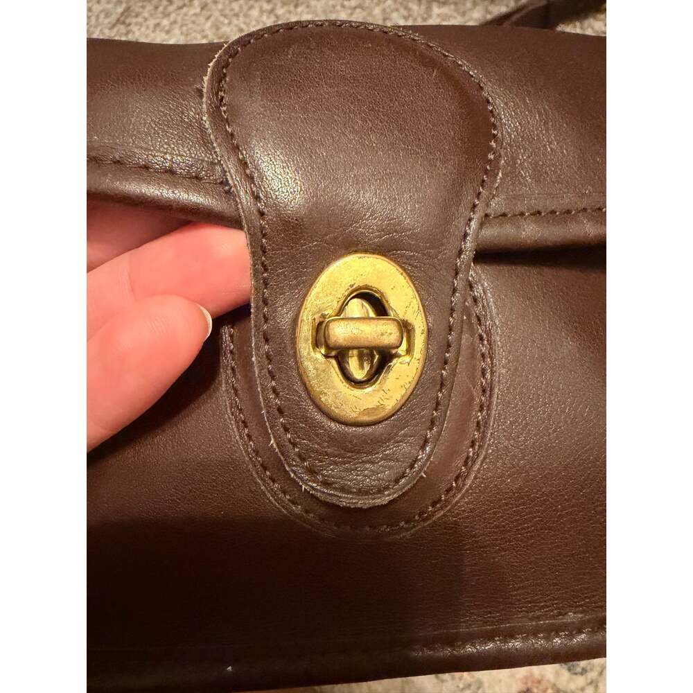 Coach vintage prairie dark brown crossbody 1996 - Picture 3 of 8